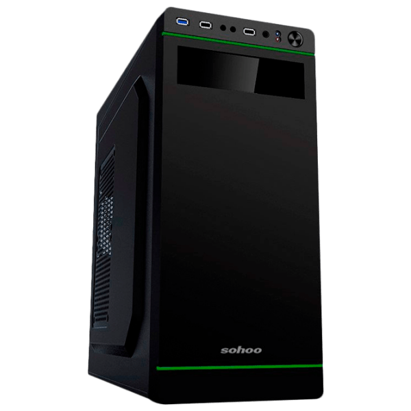 Корпус Sohoo 5907BG Черный micro ATX photo 1
