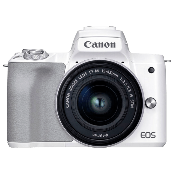 Cameră foto Canon EOS M50 + EF-M 15-45 IS STM Kit White CMOS, 24.1 MP, f/ 3.5 - f/ 5.6 photo 1