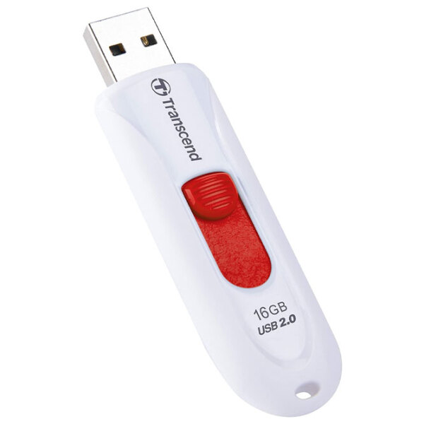 USB Flash Transcend Jet Flash 590 16 GB White USB 2.0, Plastic photo 2