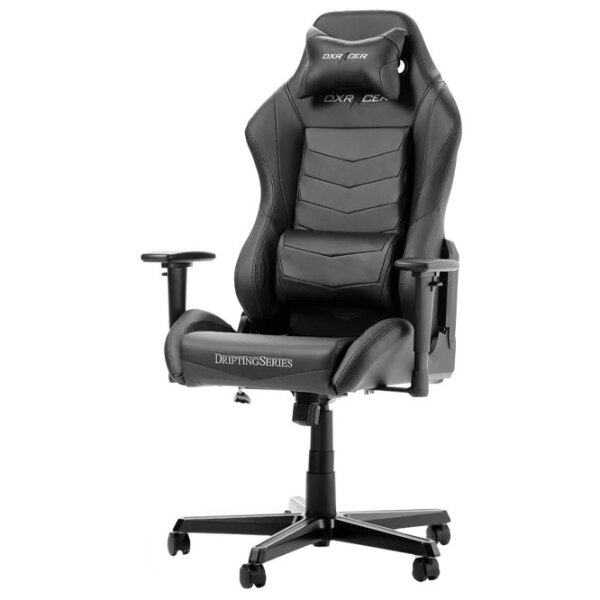 Scaun Gaming DXRacer Drifting GC-D166-N-M3-PU Black Gray  photo 5