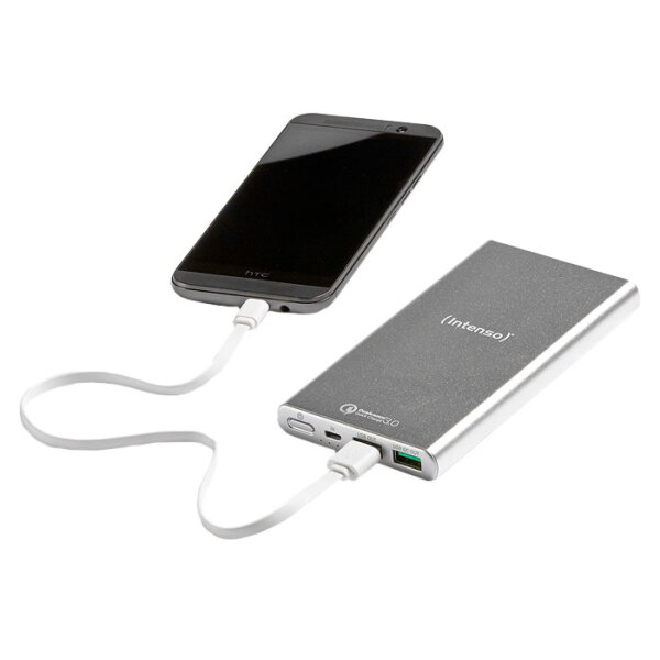 Power Bank 10000 мАч Intenso Q10000 (12 Вт) Серебристый  photo 2