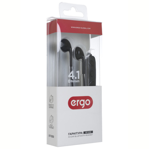 Căști Ergo BT-530 Black Cu fir / Personal / In ear photo 5