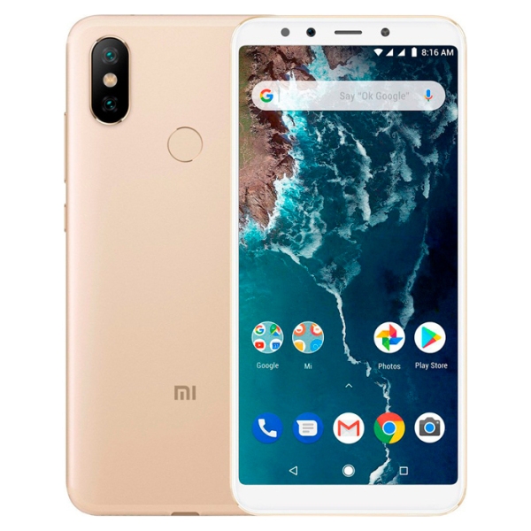 Xiaomi MI A2 32ГБ, Золотой Android, 5.99", Dual SIM, 32GB, 12Mpx photo 3