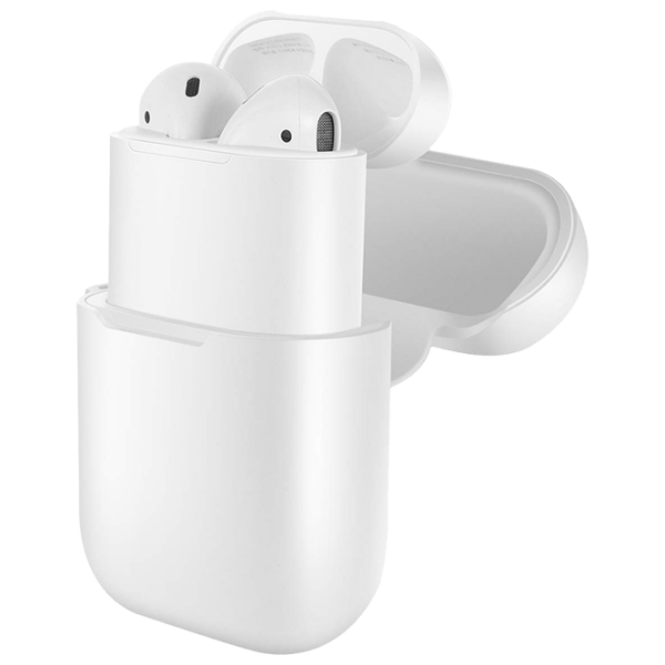 Чехол для наушников Apple Airpods (A5) Белый Apple, Силикон photo 2