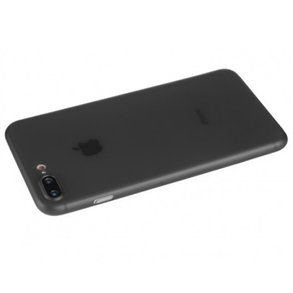 Husă pentru smartphone Apple iPhone 8 Plus/ 7 Plus (Nuvola) Black Transparent Tucano, TPU, Back Ultra Thin photo 2