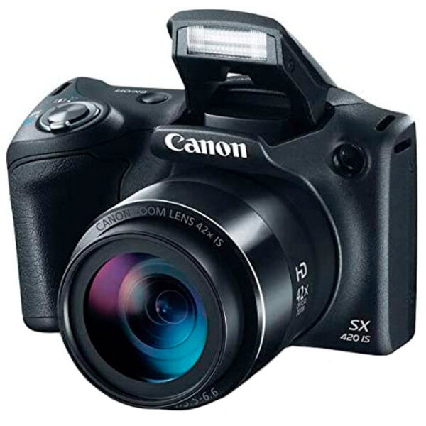 Cameră foto Canon PowerShot SX420 IS + Black CCD, 20 MP, f/ 3.5 - f/ 6.6 photo 3