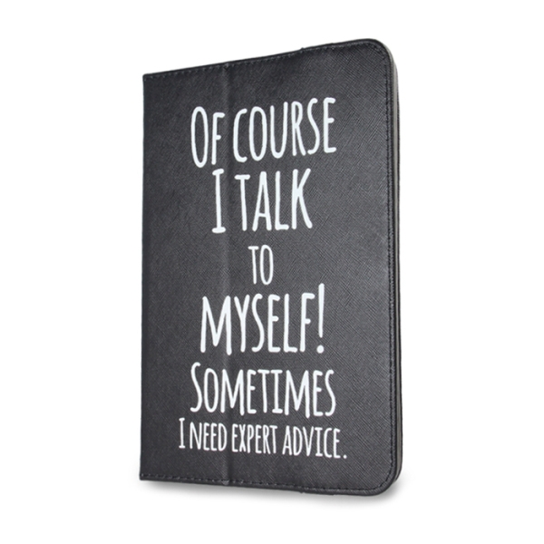 Чехол Flip Universal Tablet 9-10 GreenGo, Talk to myself  photo 1
