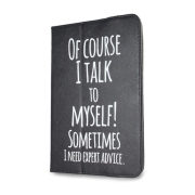 Чехол Flip Universal Tablet 9-10 GreenGo, Talk to myself 