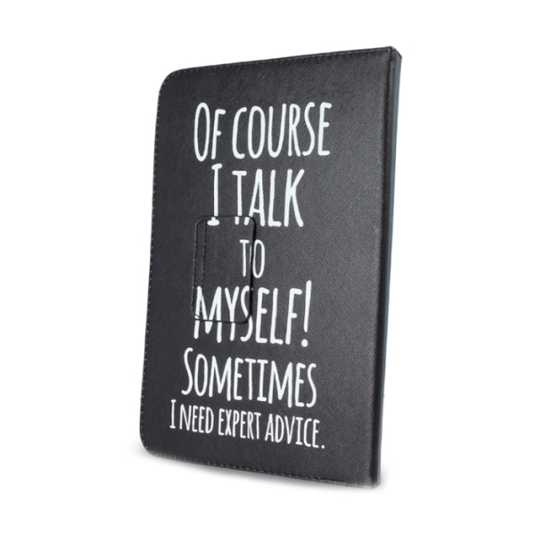 Чехол Flip Universal Tablet 9-10 GreenGo, Talk to myself  photo 2