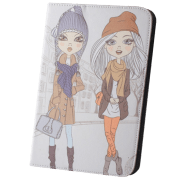 Husă pentru tabletă GreenGo Universal (GSM009947) White GreenGo, 7 - 8", Poliuretan