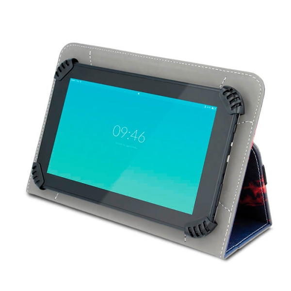 Чехол Flip Universal Tablet 7-8 GreenGo, Burning car  photo 2