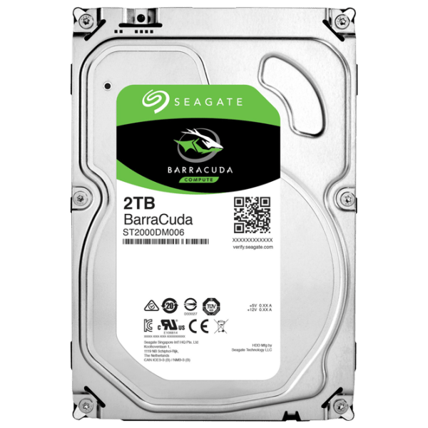 Жесткий диск Seagate BarraCuda (ST2000DM008) 3.5 HDD 2ТБ  photo 1