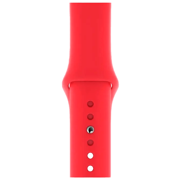 Curelușă Apple Watch Sport Stainless Steel Red Fluoroelastomer, 38 mm photo 1