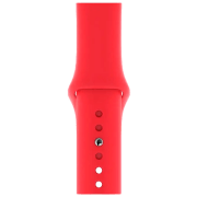 Curelușă Apple Watch Sport Stainless Steel Red Fluoroelastomer, 38 mm