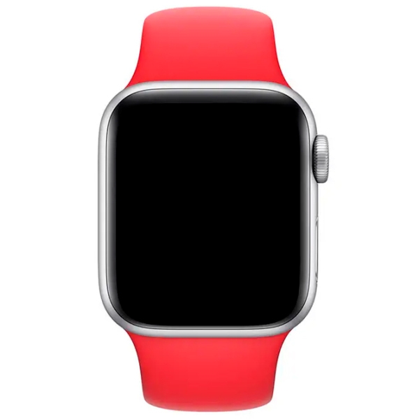 Curelușă Apple Watch Sport Stainless Steel Red Fluoroelastomer, 38 mm photo 3