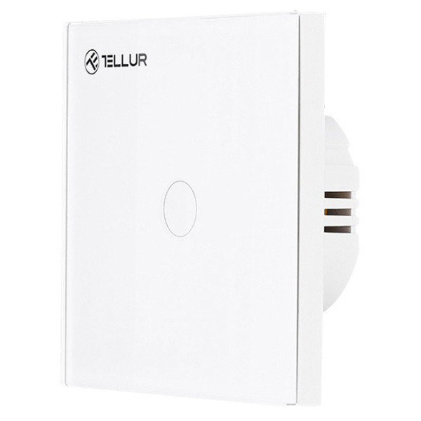 Întrerupător inteligent Tellur WiFi Switch 1 Ports White  photo 2