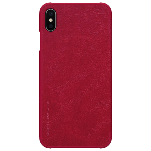 Чехол для смартфона Apple iPhone XS Max (QIN) Красный Nillkin, Кожа, Чехол книжка photo 1