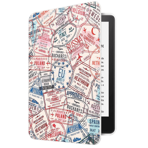 Husă pentru carte electronică Amazon Kindle Paperwhite (B08G6WVS22) White HDE, 6", Piele artificială photo 1