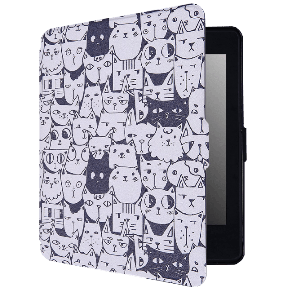 Husă pentru carte electronică Amazon Kindle Paperwhite (B072JBL7Z3) White HDE, 6", Piele artificială photo 1