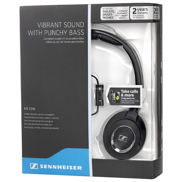 Căști Sennheiser HD 219s Black Cu fir / Personal / On the ear photo 4