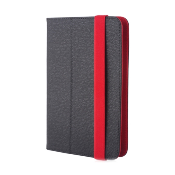 Чехол Flip Universal Tablet 7-8, Orbi, GreenGo, Чёрный Красный  photo 1