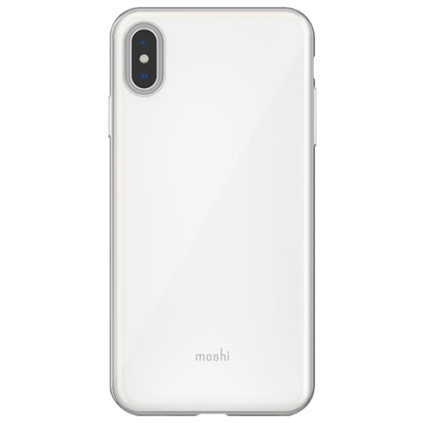 Husă pentru smartphone Apple iPhone XS Max (iGlaze) White Moshi, TPU, Back photo 1