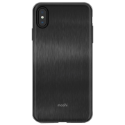 Husă pentru smartphone Apple iPhone XS Max (iGlaze) Black Moshi, TPU, Back