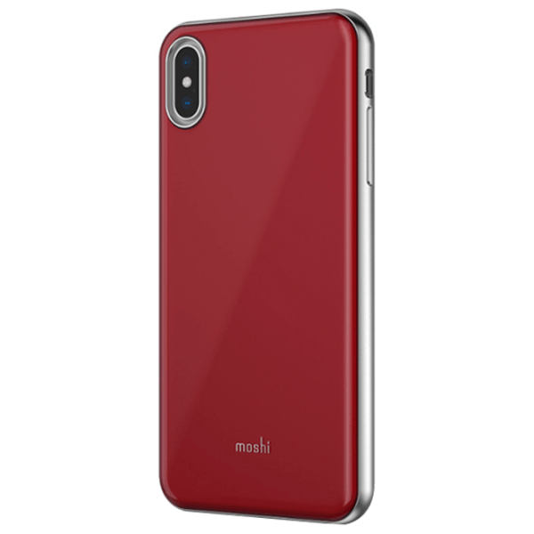 Husă pentru smartphone Apple iPhone XS Max (iGlaze) Red Moshi, TPU, Back photo 2