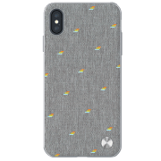 Husă pentru smartphone Apple iPhone XS Max (Vesta) Gray Moshi, Microfibră, Back