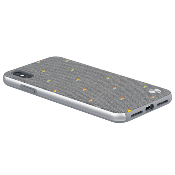 Husă pentru smartphone Apple iPhone XS Max (Vesta) Gray Moshi, Microfibră, Back photo 3