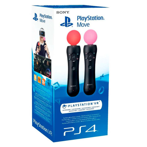 Controller Sony PS Move Twin Pack Black Fără fir / 14 buttons photo 6