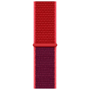 Curelușă Apple Watch Sport Stainless Red Nailon, 40 mm