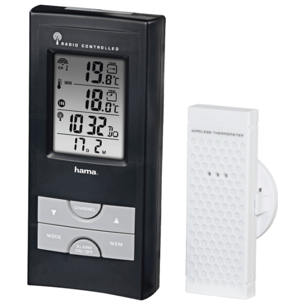 Stație meteorologică Hama EWS-165 Black  photo 1