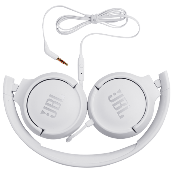 Căști JBL T500 White Cu fir / Personal / On the ear photo 4