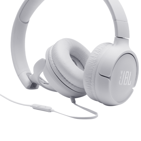 Căști JBL T500 White Cu fir / Personal / On the ear photo 5