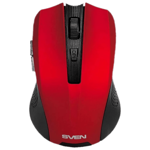 Мышь Sven RX-345 Красный Беспроводные, 1400 dpi photo 1