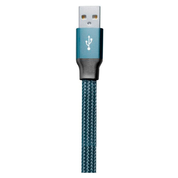Кабель USB (8-pin), Cellularline Yo-Yo MFI (USBDATAROLMFIB), Синий  photo 3