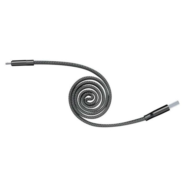 Cablu pentru telefon Cellularline USBDATAROLMUSBK USB Type-A/ microUSB Black  photo 2