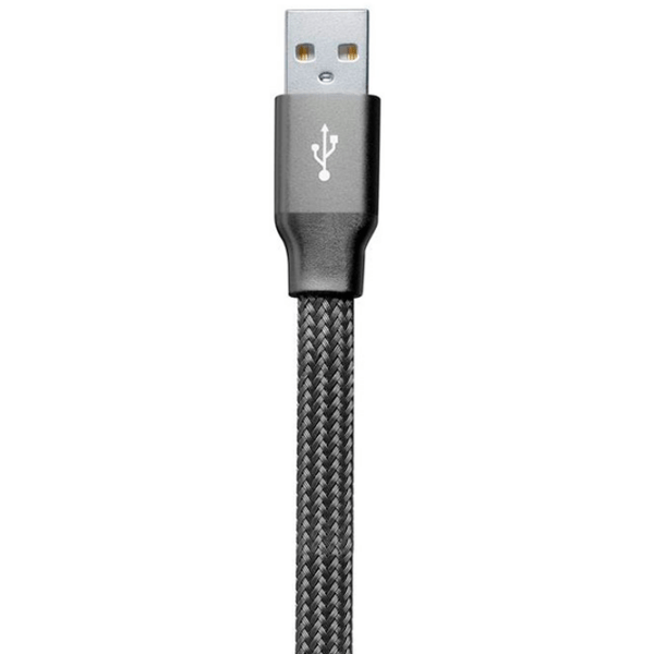 Cablu pentru telefon Cellularline USBDATAROLMUSBK USB Type-A/ microUSB Black  photo 3