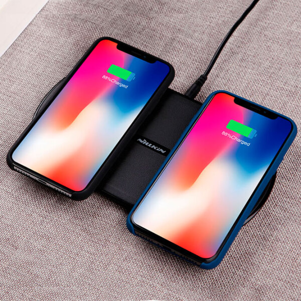 Încărcător wireless Nillkin Gemini Dual Fast (10 W) Black  / Black photo 9