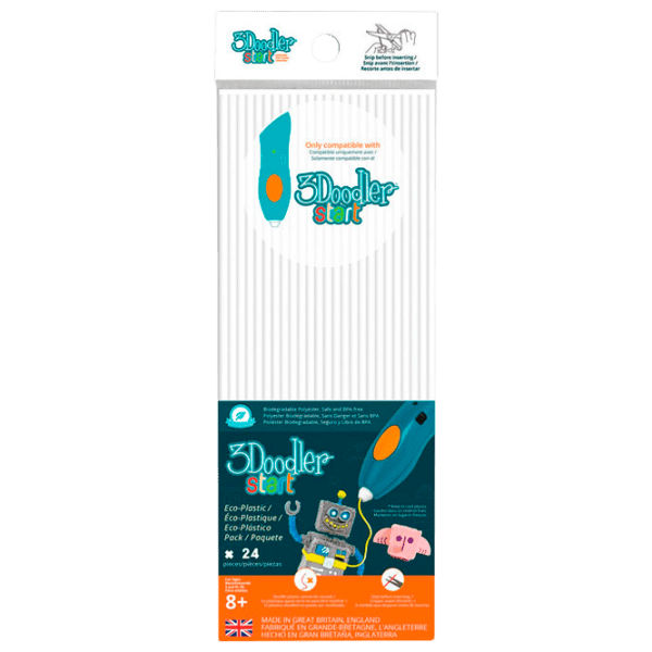 Эко пластик 	3Doodler ECO-08 Белый  photo 2