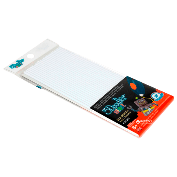 Эко пластик 	3Doodler ECO-08 Белый  photo 3