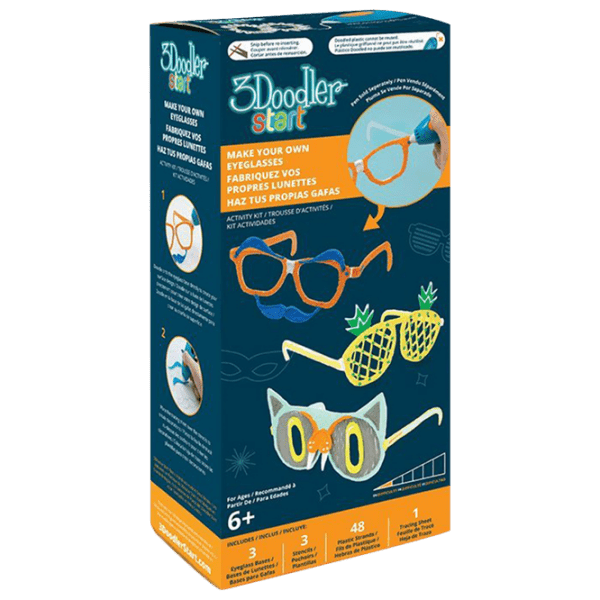 Набор филамента 3Doodler Start Activity Kit Ochelari Разноцветный 300 г, ECO PLA photo 1