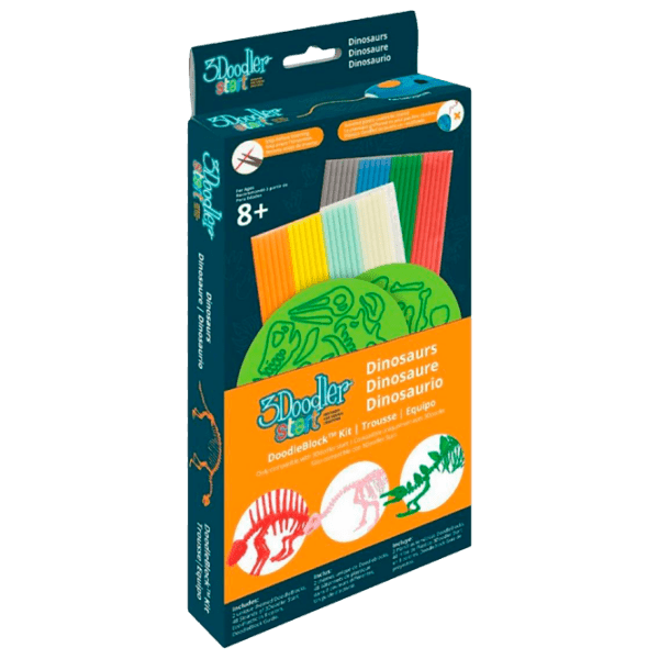 Набор филамента 3Doodler  Start Doodle Block Kit Dinosaurus Разноцветный  photo 1