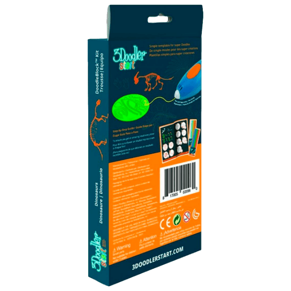 Набор филамента 3Doodler  Start Doodle Block Kit Dinosaurus Разноцветный  photo 2