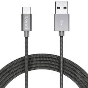 Cablu pentru telefon CRAVE CRVBACG103 USB Type-A/ USB Type-C Gray 