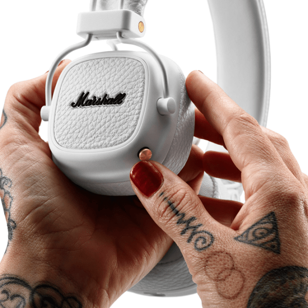 Căști Marshall Major 3 Bluetooth White Fără fir + Cu fir / Personal / On the ear photo 5