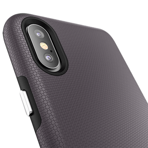 Husă pentru smartphone Apple iPhone XS Max (Dual Guard) Black CRAVE, TPU, Back photo 2