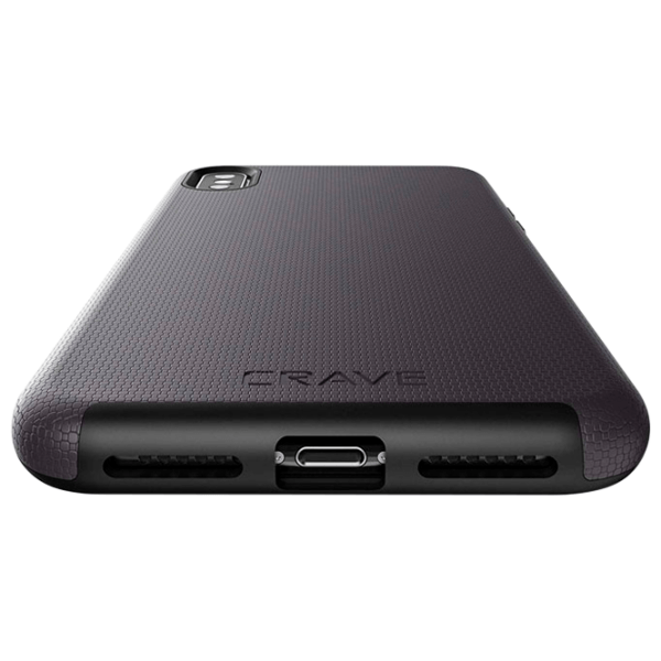 Husă pentru smartphone Apple iPhone XS Max (Dual Guard) Black CRAVE, TPU, Back photo 4
