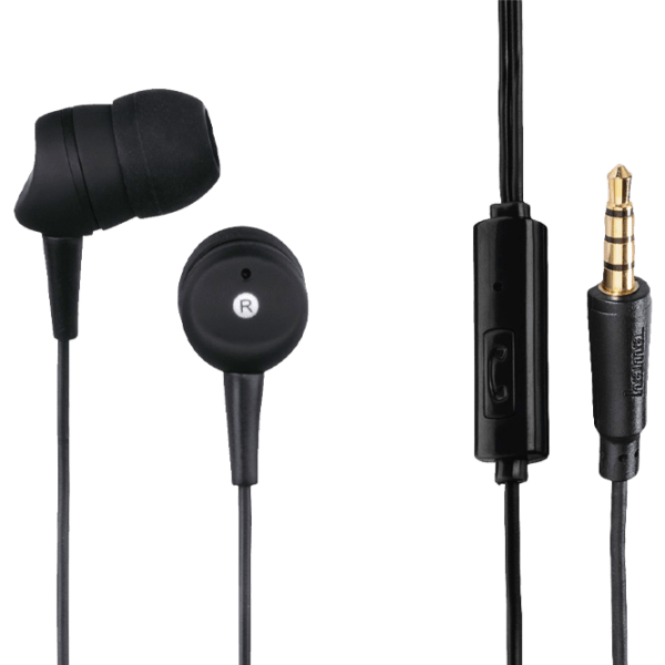 Căști Hama Basic4Phone 184041 Black Cu fir / Personal / In ear photo 1
